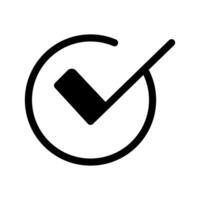 aprovado ícone símbolo Projeto ilustração vetor