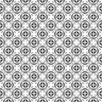 textura padrão de superfície preto e branco. design gráfico ornamental bw. ornamentos de mosaico. modelo de padrão. ilustração vetorial. vetor