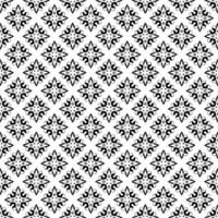 textura padrão de superfície preto e branco. design gráfico ornamental bw. ornamentos de mosaico. modelo de padrão. ilustração vetorial. vetor