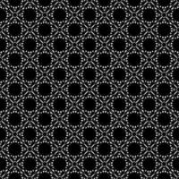 textura padrão de superfície preto e branco. design gráfico ornamental bw. ornamentos de mosaico. modelo de padrão. ilustração vetorial. vetor