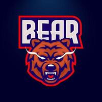 logotipo do Bear Esport vetor