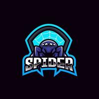 logotipo spider esport vetor