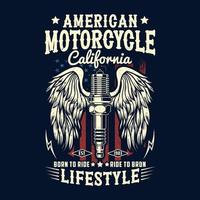 estilo de vida americano motocicleta califórnia