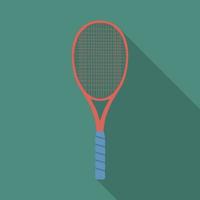 ícone da raquete de tênis. ilustração vetorial vetor