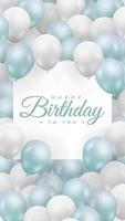 cartão de aniversário usando a cor verde tosca, design de plano de fundo de feliz aniversário. fundo limpo e simples para comemorar o aniversário. cartão de feliz aniversário vetor