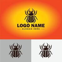 Junho erro abelha logotipo ícone para o negócio marca aplicativo ícone Junho erro inseto abelha logotipo modelo vetor
