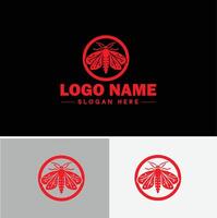 lanterna logotipo ícone para o negócio marca aplicativo ícone lanterna inseto abelha logotipo modelo vetor