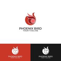 modelo de design de logotipo Phoenix. ilustração vetorial vetor