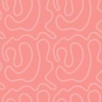 blush coral rosa labirinto linha handdrawn padrão sem emenda. vetor doodle padrão infinito para modelo de papel digital de embrulho de têxteis