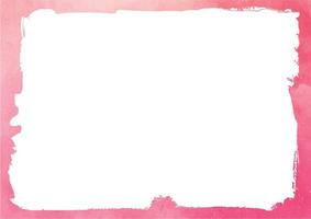 quadro de pinceladas rosa isolado vetor