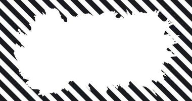pincel abstrato respingo de fundo amplo com listras de zebra retro oblíquas padrão de linha preto e branco cor pronto para seu design de apresentação