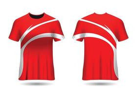 modelo de design de camisa de corrida esportiva para vetor de uniformes de equipe