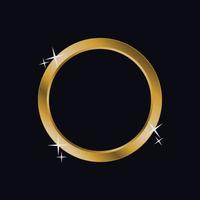 eps de download de vetor anel dourado