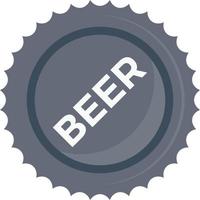 ícone plano de beertag vetor