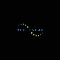 design de logotipo médico moderno e elegante vetor