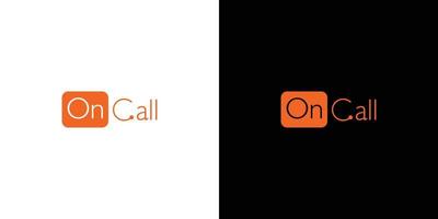 design de logotipo moderno e profissional para call center vetor
