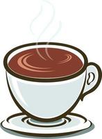 ilustração vetorial de xícara de café vetor