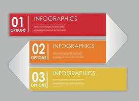 modelos de infográfico para ilustração vetorial de negócios. vetor