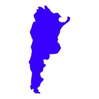 mapa da argentina em fundo branco vetor