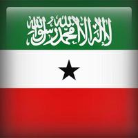 bandeira nacional quadrada somalilândia vetor