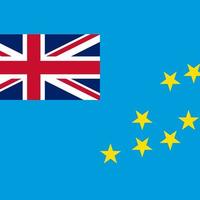 bandeira nacional da praça tuvalu vetor