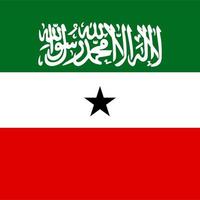 bandeira nacional quadrada somalilândia vetor