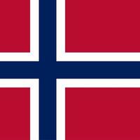 bandeira nacional da noruega vetor