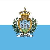 bandeira nacional da praça san marino vetor