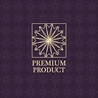 etiqueta de produto premium de luxo vetor