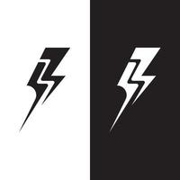 modelo de logotipo flash thunderbolt vetor