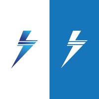 modelo de logotipo flash thunderbolt vetor