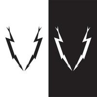 modelo de logotipo flash thunderbolt vetor