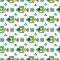 nordic fish seamless pattern designs seamless pattern design vetor