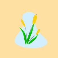 ilustração do ícone do vetor da flor
