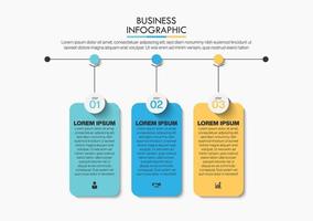 apresentação modelo de infográfico de negócios vetor