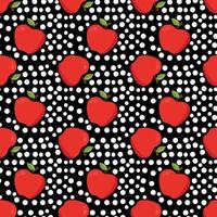 apple seamless pattern design vetor