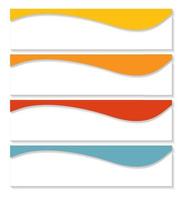 modelos de infográfico para ilustração vetorial de negócios. vetor