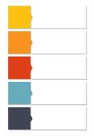 modelos de infográfico para ilustração vetorial de negócios. vetor