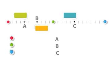 ilustração em vetor modelo de negócios de infográfico de linha do tempo