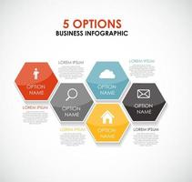 modelos de infográfico para ilustração vetorial de negócios. eps10 vetor