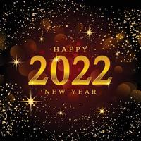 feliz ano novo 2022 design criativo. vetor