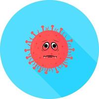 parar a ilustração em vetor covid 19 do coronavírus. parar o novo coronavírus 2019 ncov. vírus bonito ou expressão dos desenhos animados da bactéria. conceito de quarentena de coronavírus. pandemia de coronavírus sars cov 2 em 2020