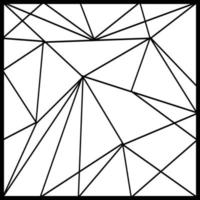 fundo padrão sem emenda da forma do monograma da linha do triângulo vetor