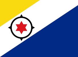 vetor de bandeira bonaire