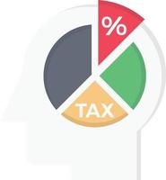 ilustração em vetor gráfico fiscal em um fundo transparente. símbolos de qualidade premium. ícone de linha plana de vetor para conceito e design gráfico.