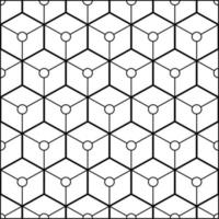 cubo padrão sem costura padrão perfeito para plano de fundo ou papel de parede vetor