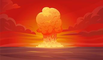 Composição de Explosão Nuclear vetor