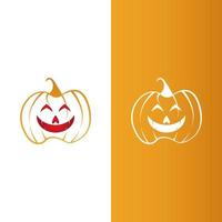 ícone de ilustração vetorial de logotipo de halloween vetor