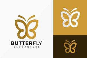 letra b borboleta design de logotipo moderno do vetor. emblema abstrato, conceito de projetos, logotipos, elemento de logotipo para modelo. vetor