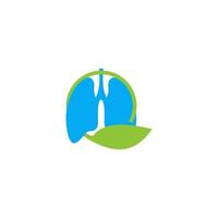 ilustração vetorial gráfico do pulmão natural. perfeito para usar em empresas do setor de saúde vetor